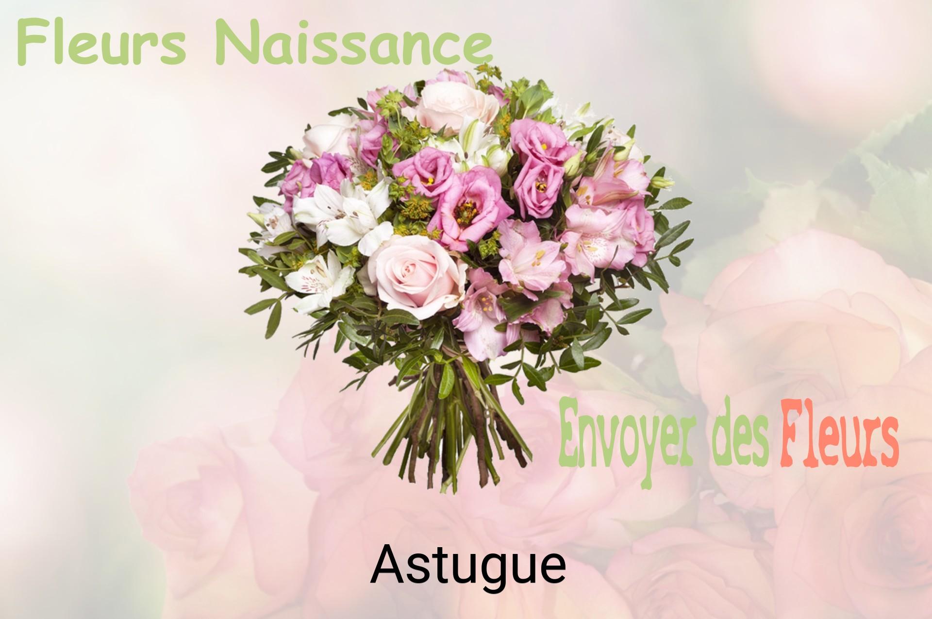 Bouquet de fleurs de naissance livré à Astugue
